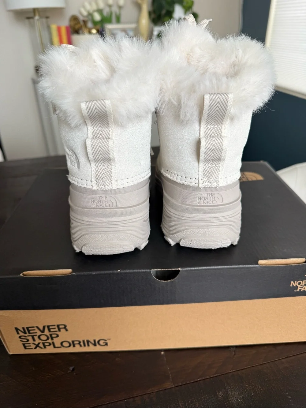 The North Face Kids Fuzzy Winter Boots
